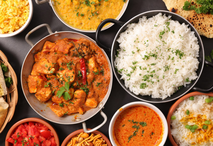 tikka masala and sides